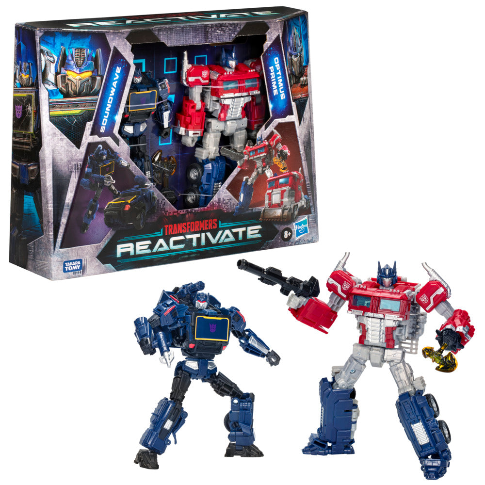 Optimus Prime Soundwave Voyager Class cm Transformers: Reactivate