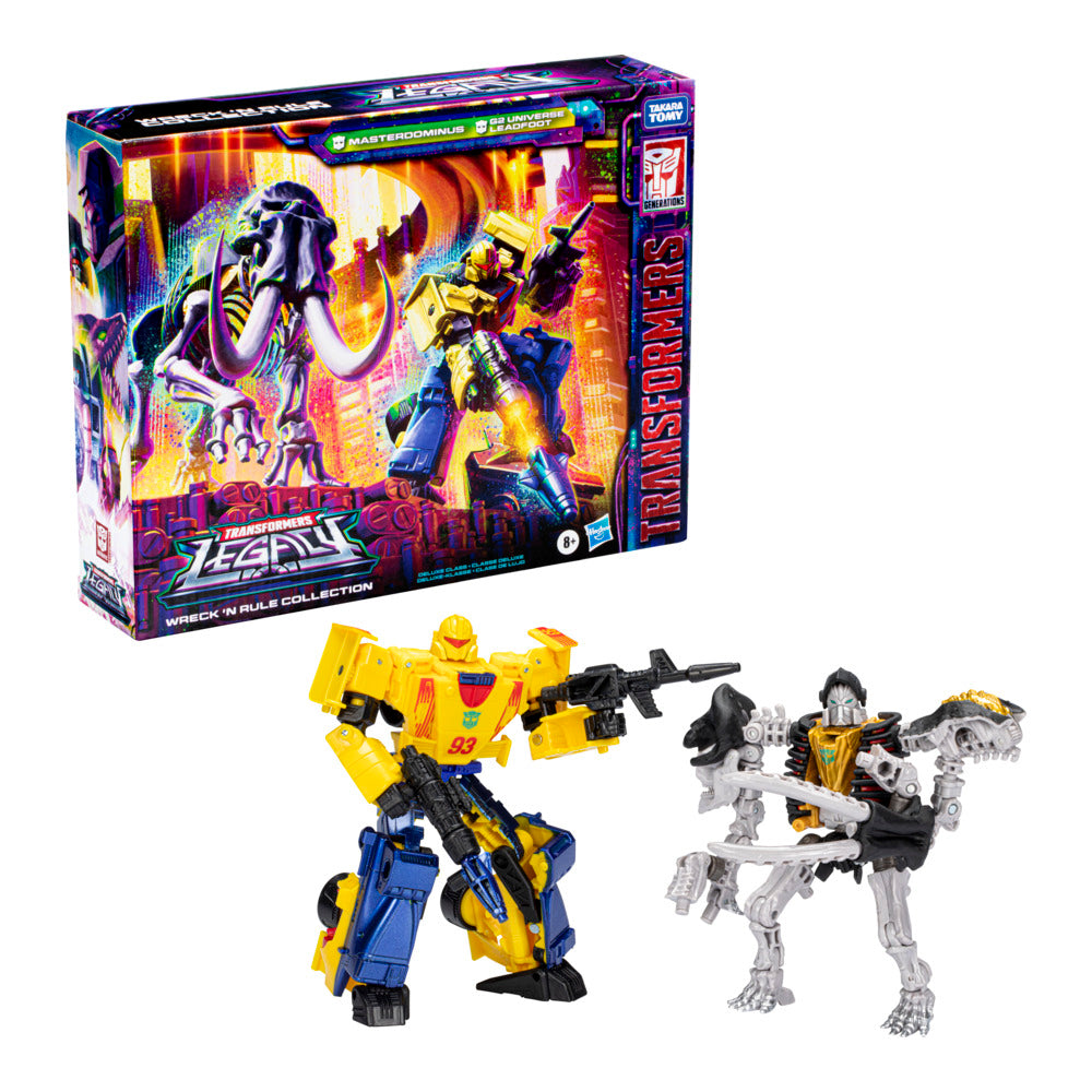 Hasbro Transformers Generations Legacy – Wreck 'N Rule Leadfoot G2 E Masterdominus, 14 Cm, Figura Collezionabile