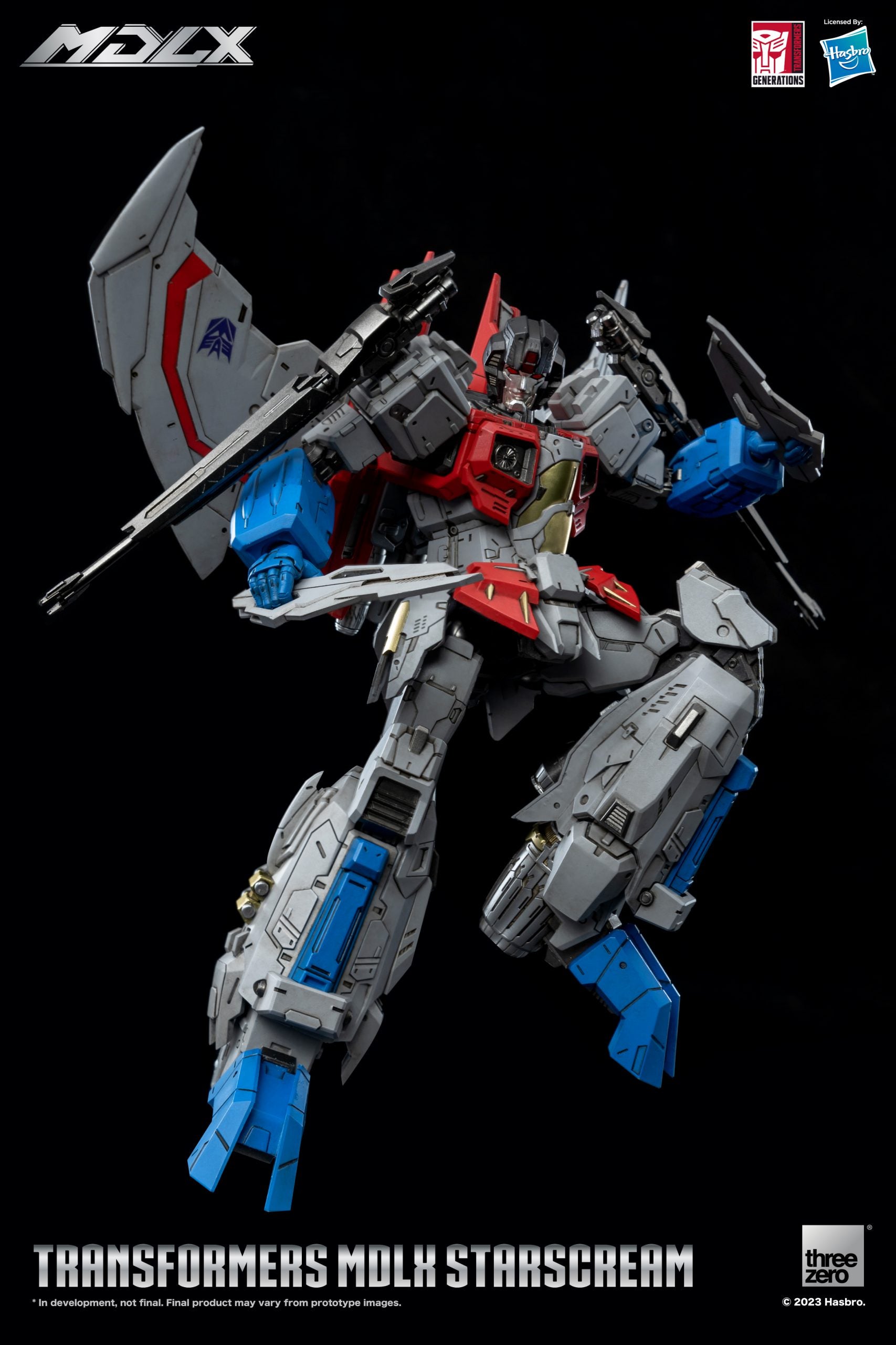 Transformers Figure Threezero Starscream G1 Universe MDLX