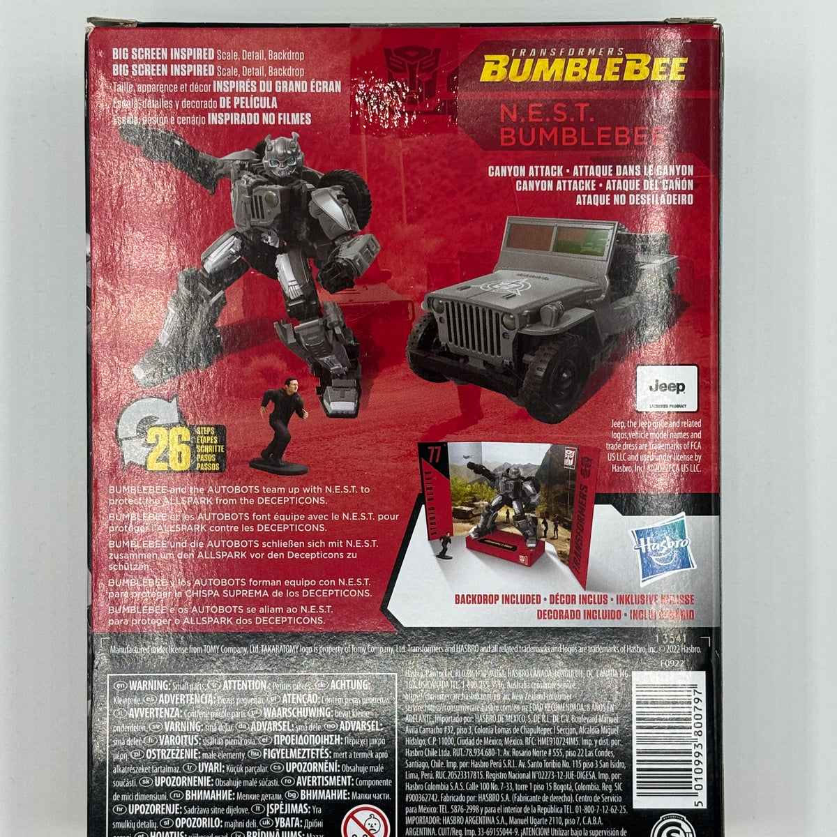 Beschädigt Bumblebee Deluxe Class 11cm Studio Series