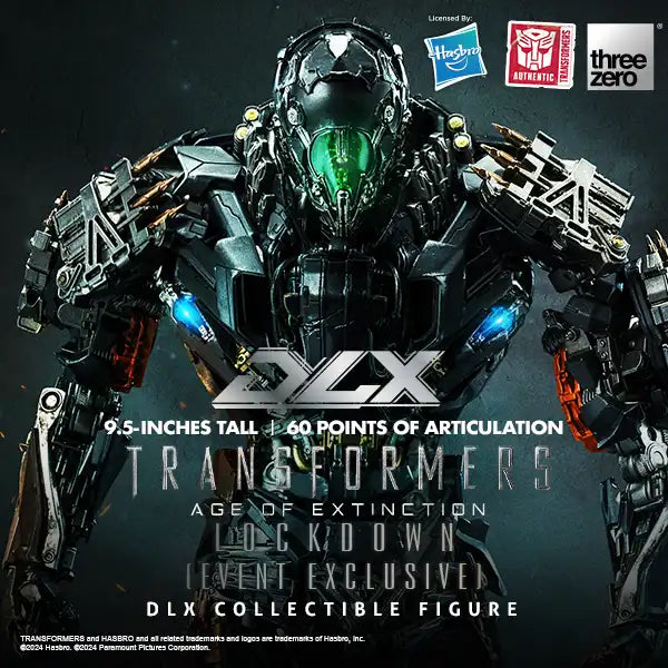 Lockdown DLX 24 cm  Transformers: La era de la extinción (Edición Exclusiva del Evento)