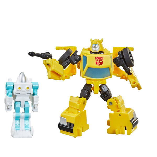Bumblebee & Spike Witwicky Core Class 10cm War For Cybertron Buzzworthy Bumblebee