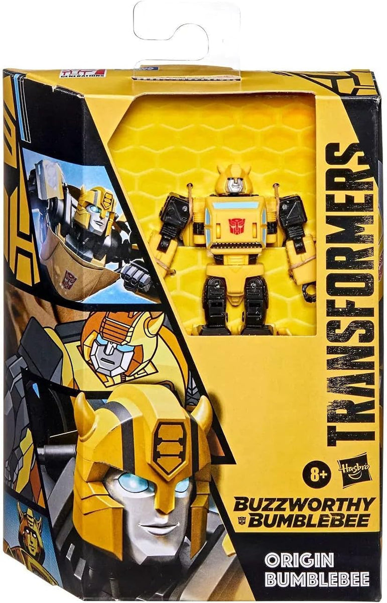 Origen Bumblebee Clase Deluxe Buzzworthy Bumblebee War for Cybertron