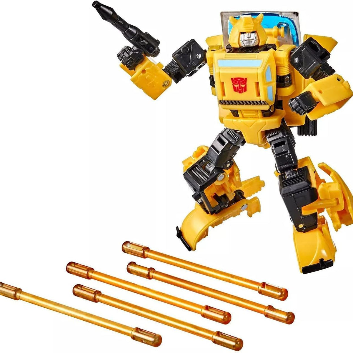 Origen Bumblebee Clase Deluxe Buzzworthy Bumblebee War for Cybertron