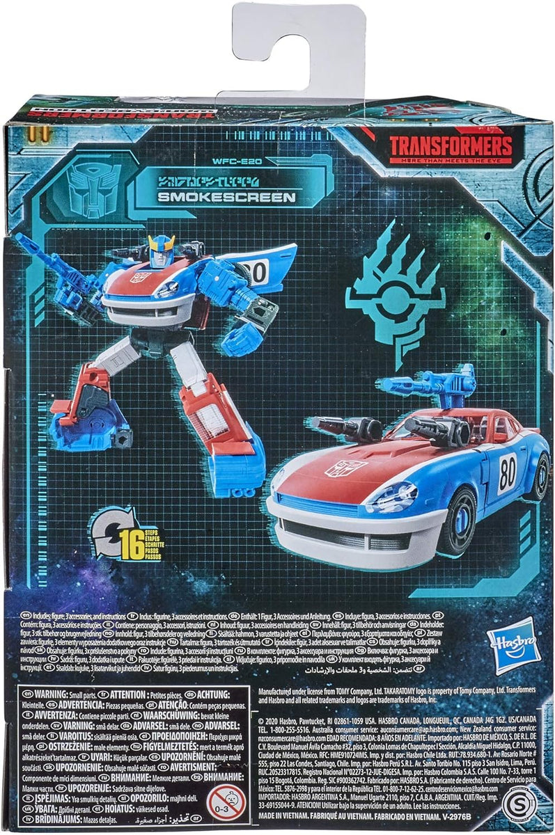 Smokescreen Deluxe klasė 14 cm Transformers Generations War for Cybertron Earthrise