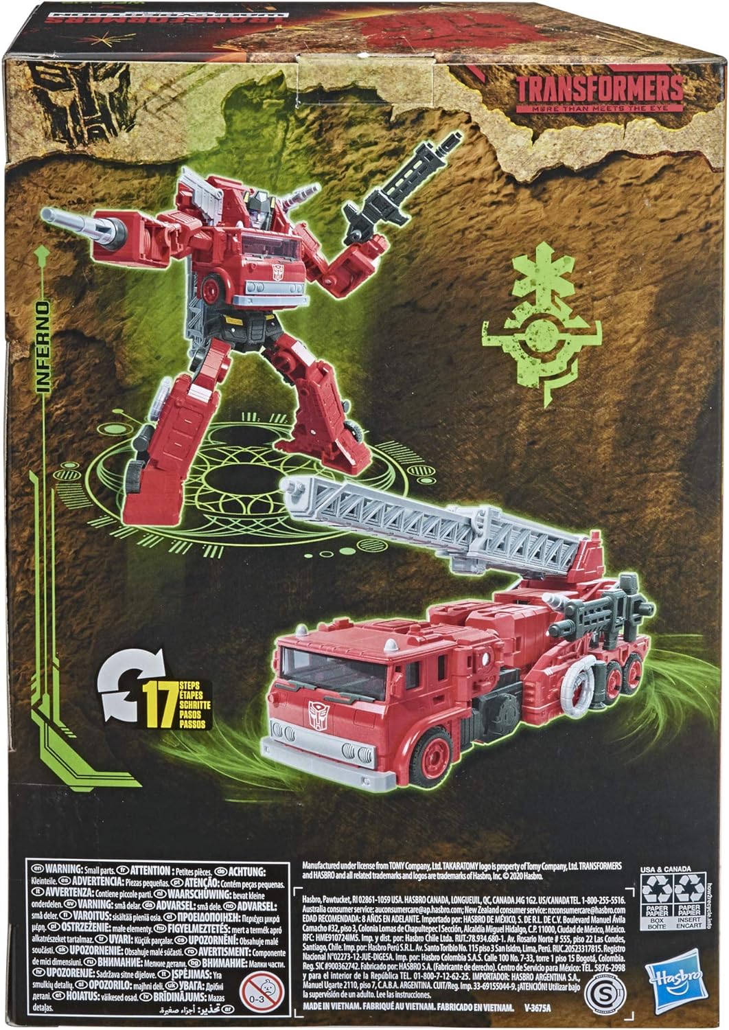 Transformers Figures Inferno Voyager War for Cybertron: Kingdom