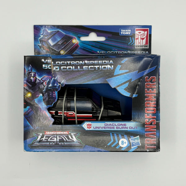 damaged Burn Out Deluxe Class 14cm Legacy Velocitron Speedia 500 Diaclone Universe