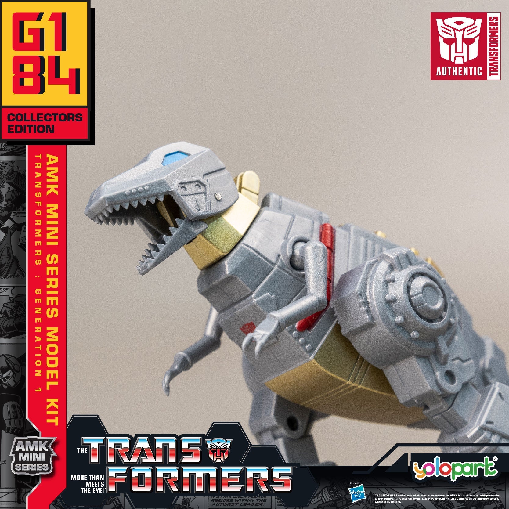 Figurine Transformers Grimlock G1 AMK Mini Model-Kit Yolopark