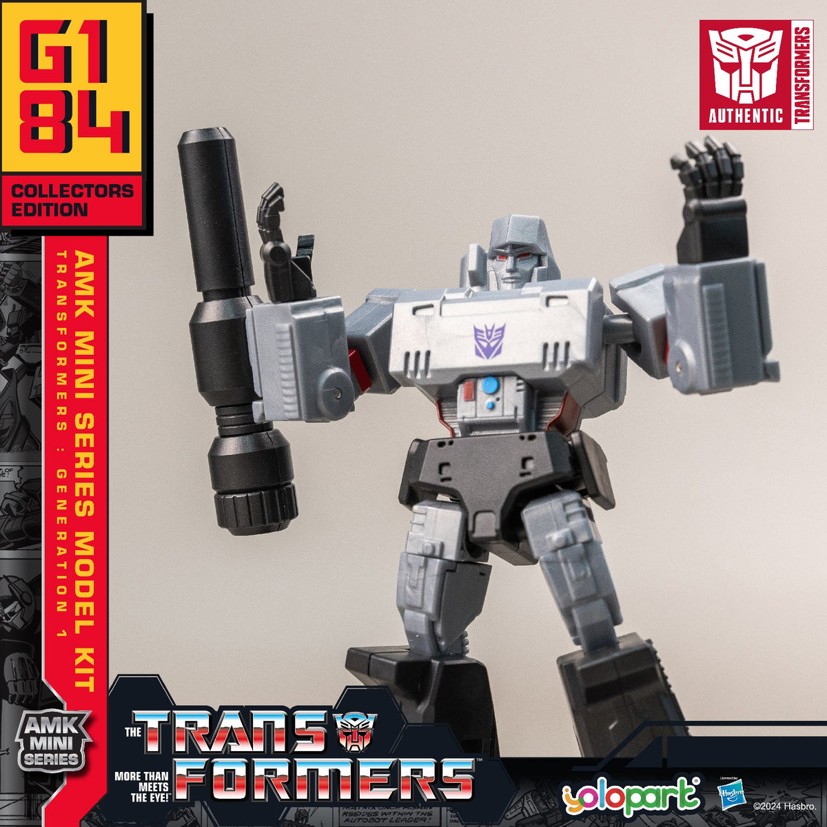 Mini Megatron Figurine Transformers Megatron G1 AMK Mini Model-Kit Yolopark ...