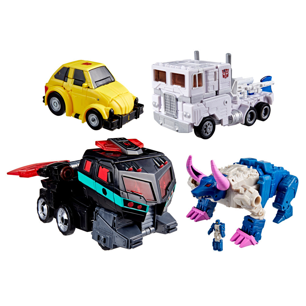 Bumper, Ultra Magnus, Horri-Bull & Nemesis Prime Deluxe & Voyager Klasse 14,5-17,5cm Age Of The Primes