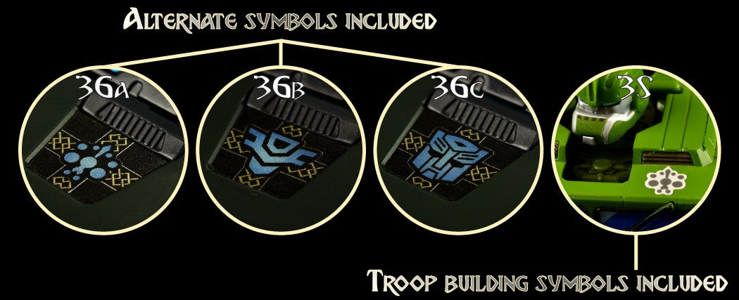 Stickers for Alchemist Prime Age Of The Primes ToyHax Upgrade Kit