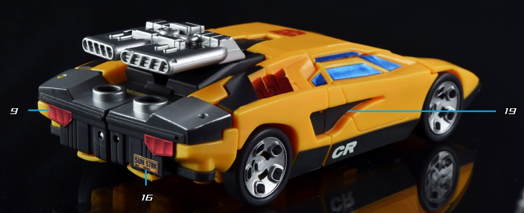 Aufkleber für 5er-Pack Autobots Legacy United