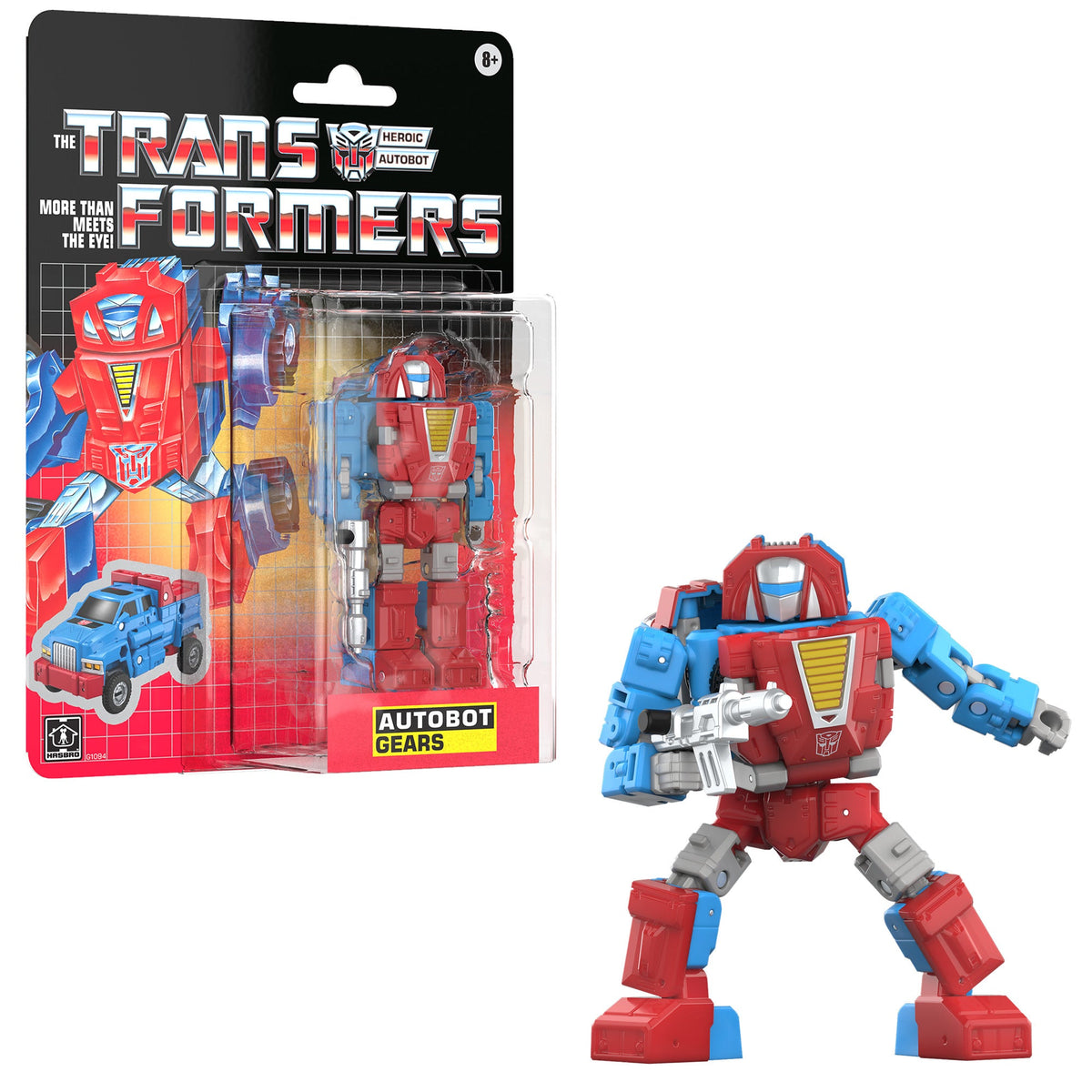 Autobot Gears Retro G1 Clase Deluxe 12,7 cm Transformers