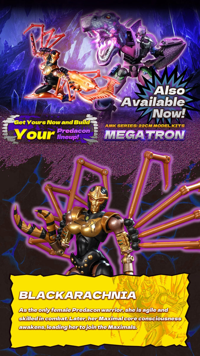 Blackarachnia Beast Wars 16,5 cm AMK Series