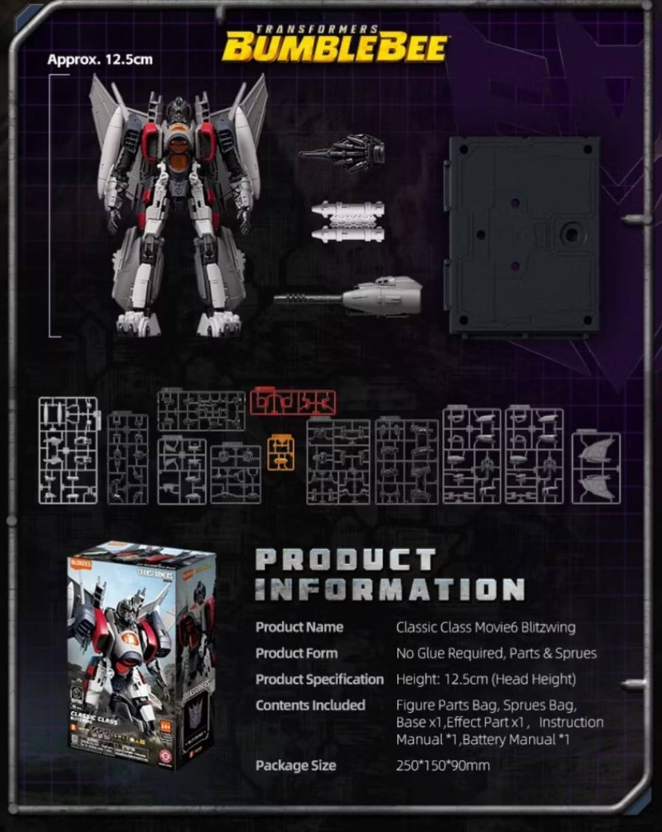 Blitzwing Bumblebee Movie 14 cm Classic Class 25