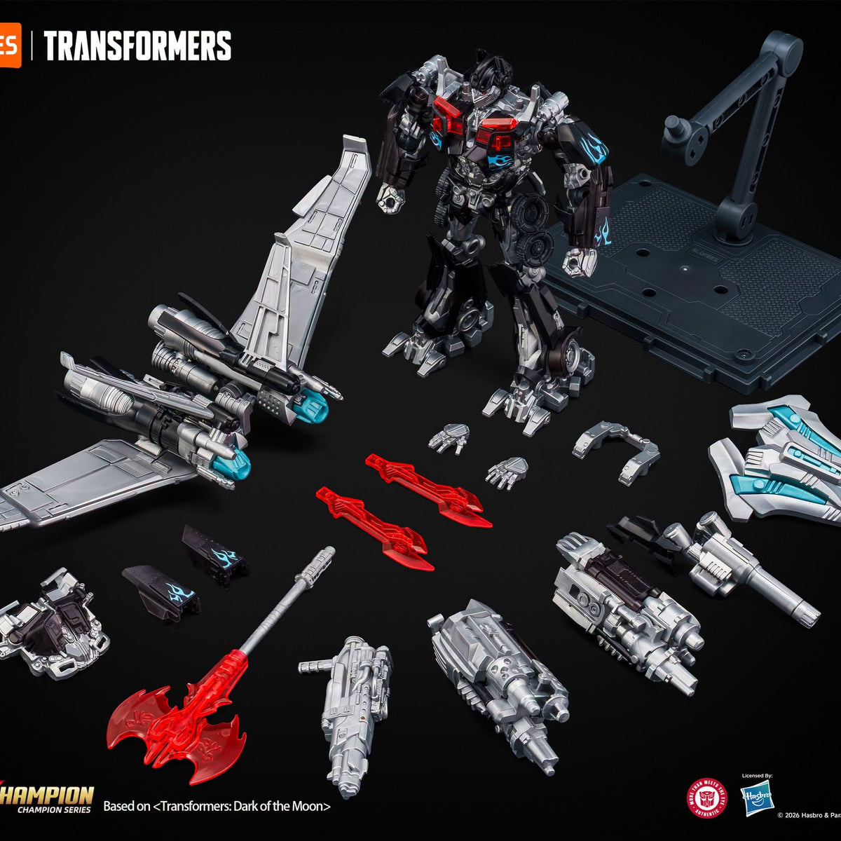 Nemesis Prime Dark of the Moon 11,5 cm Champion Class