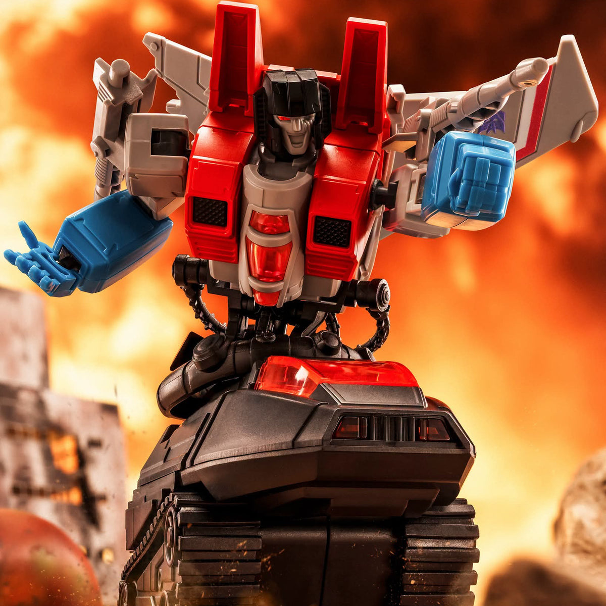 Starscream Energon Universe / Skybound & Hiss Tank 11,5 cm Champion Class
