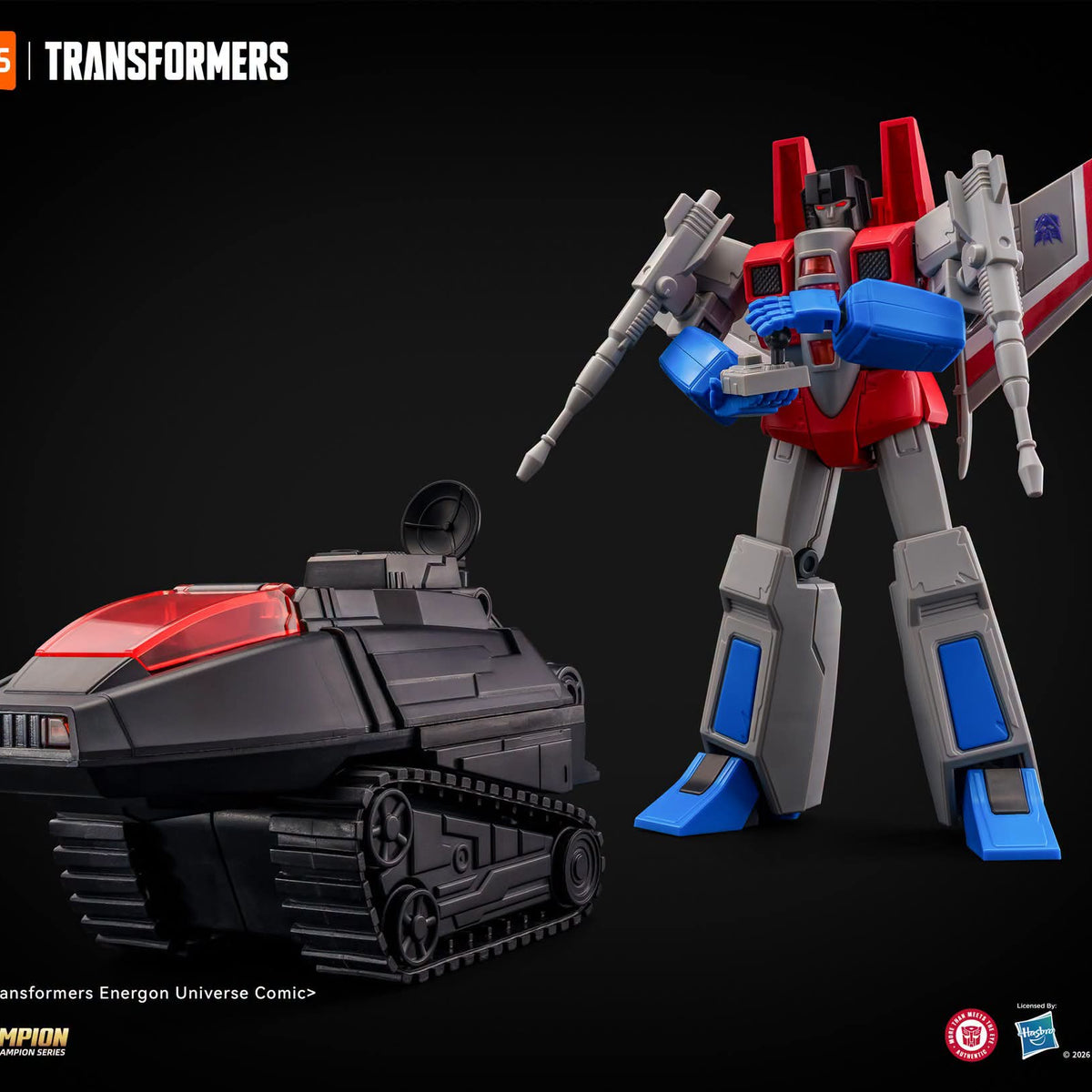 Starscream Energon Universe / Skybound & Hiss Tank 11,5 cm Champion Class