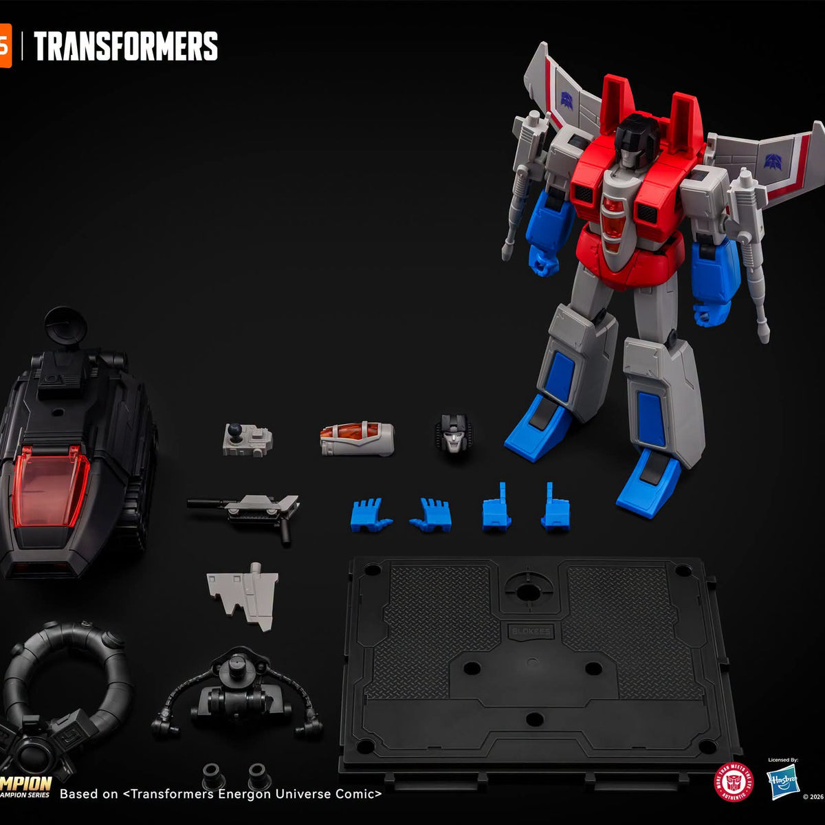 Starscream Energon Universe / Skybound & Hiss Tank 11,5 cm Champion Class