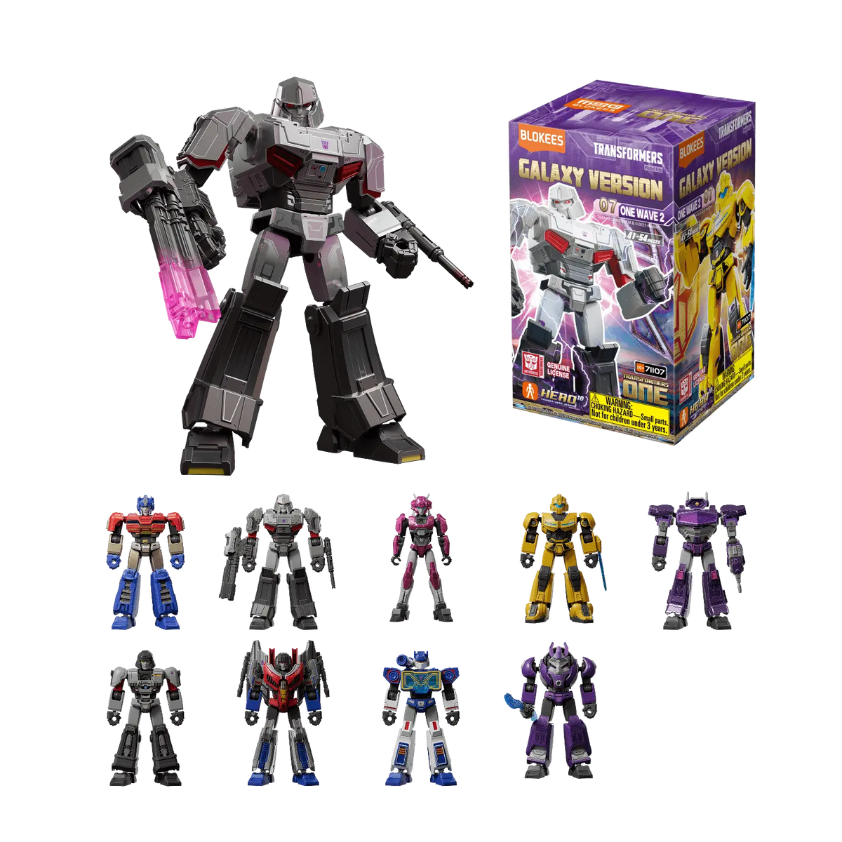 Transformers One Vague 2 Set Galaxy Version 07 Full Set