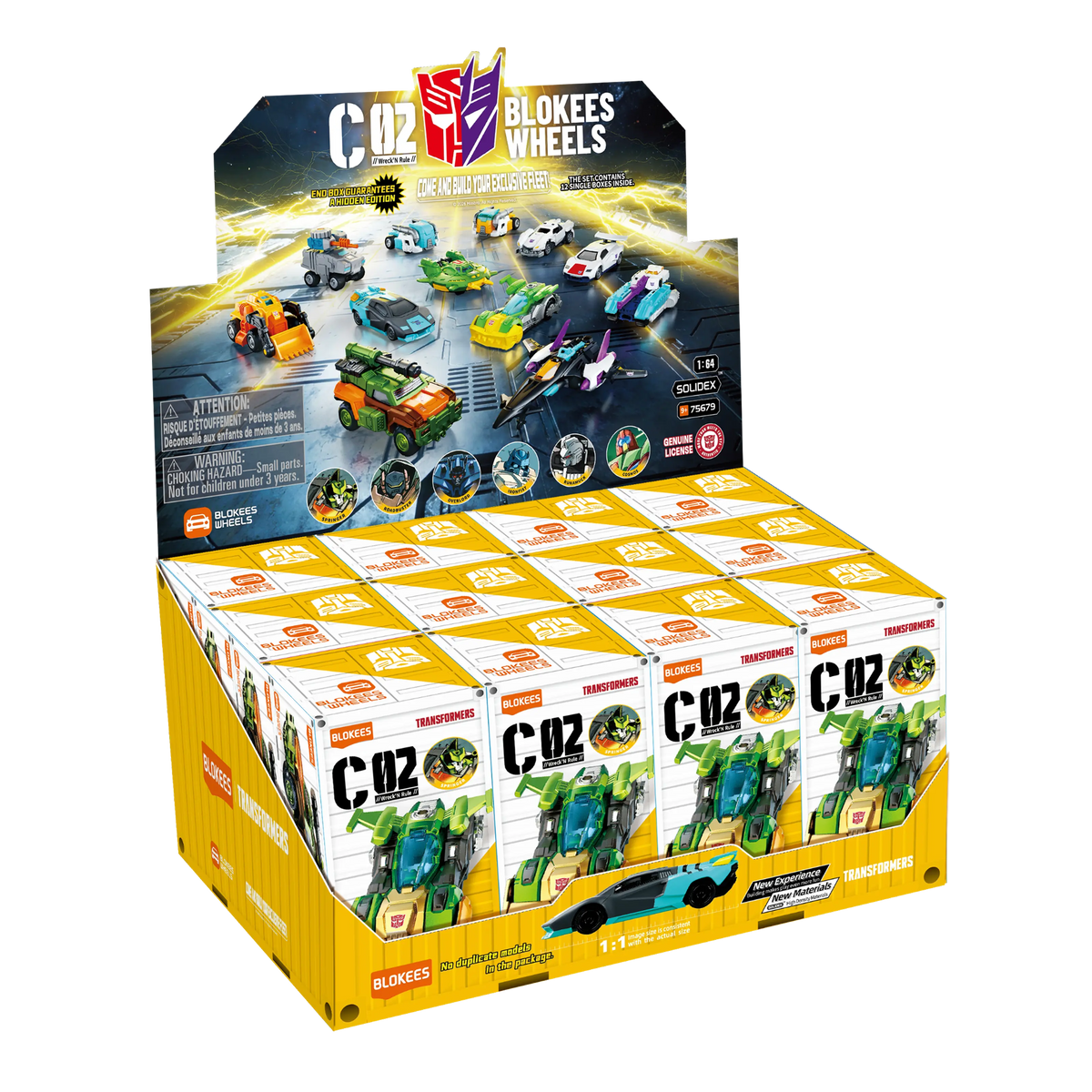 Blokees Wheels C02 Wreck'N Rule Full Set