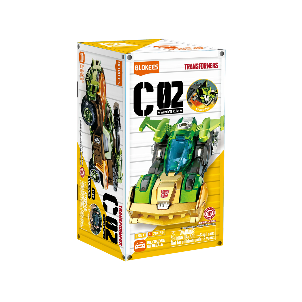 Blokees Wheels C02 Wreck'N Rule Full Set