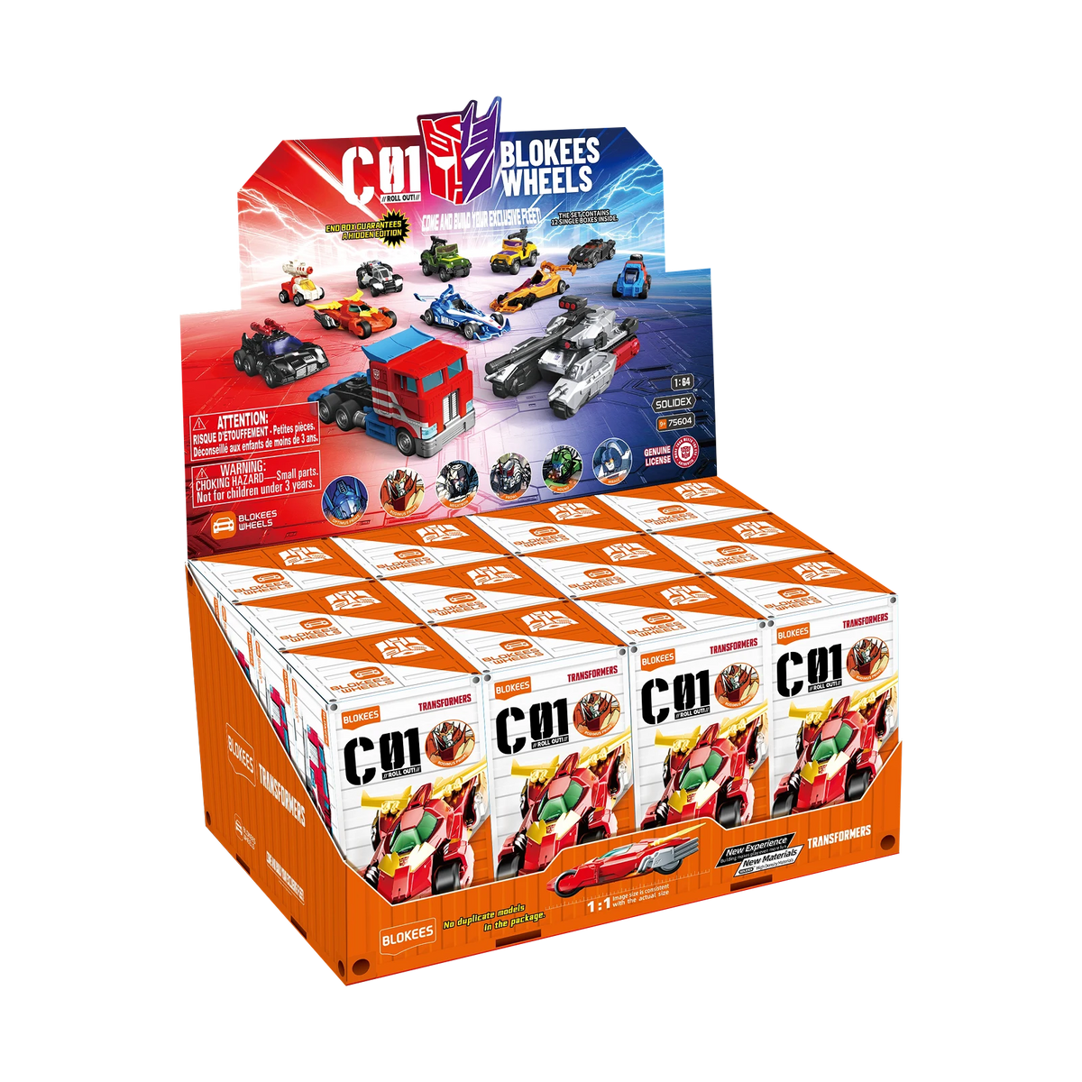 Blokees Wheels C01 Roll Out ! Full Set