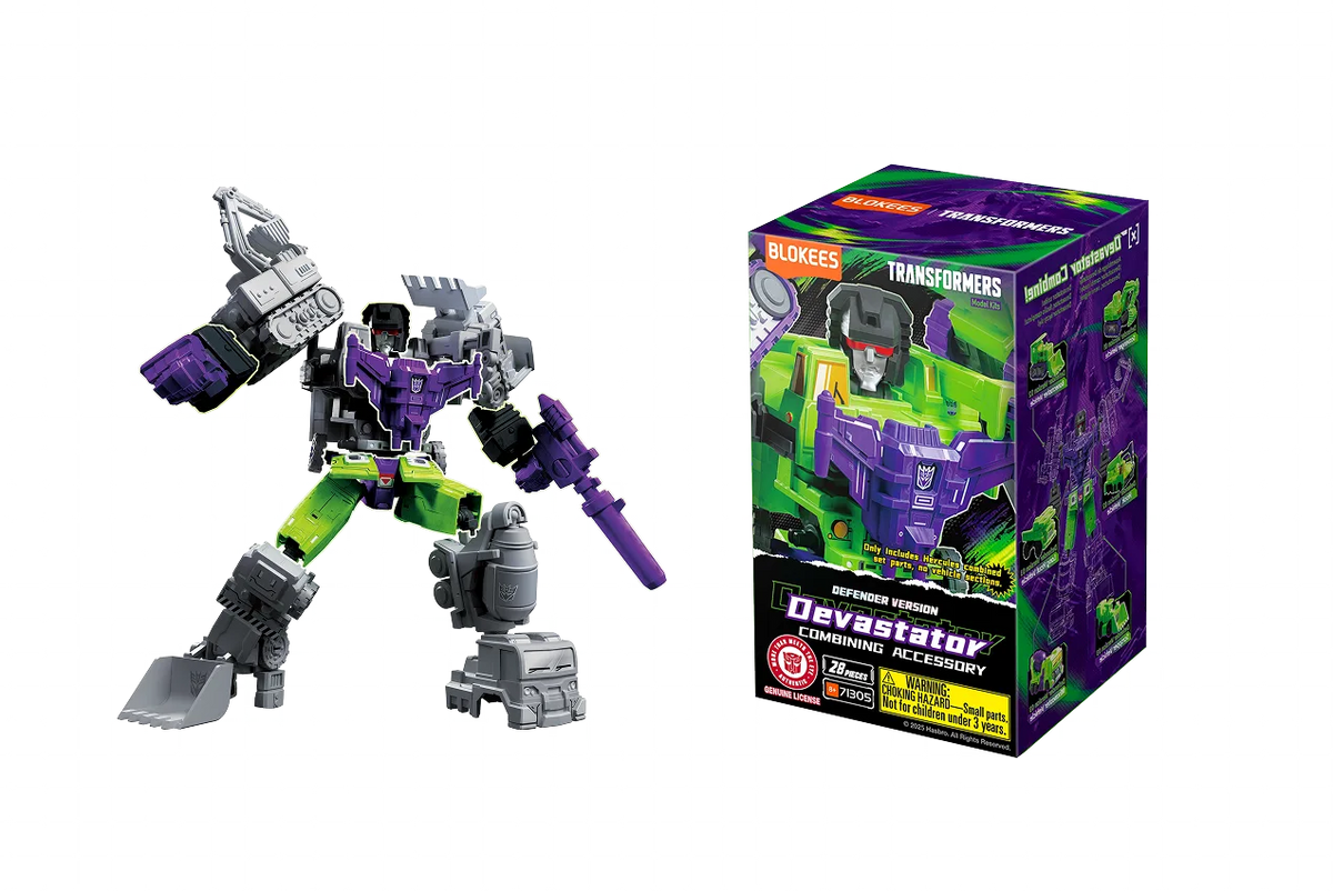 Devastator Kombinatiounsaccessoire Blokees Verteideger Versioun