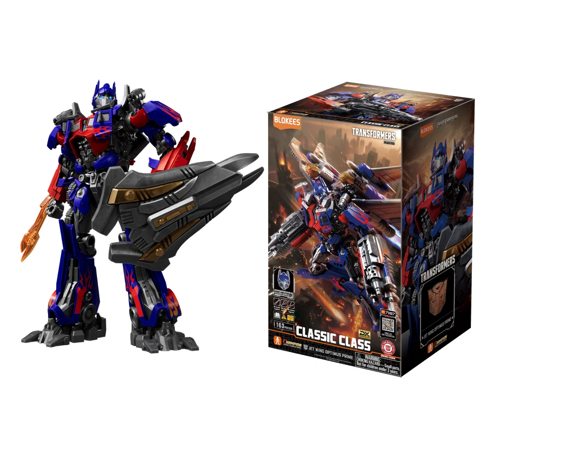JetWing Optimus Prime 21 Classic Class Transformers Model Kit Blokees