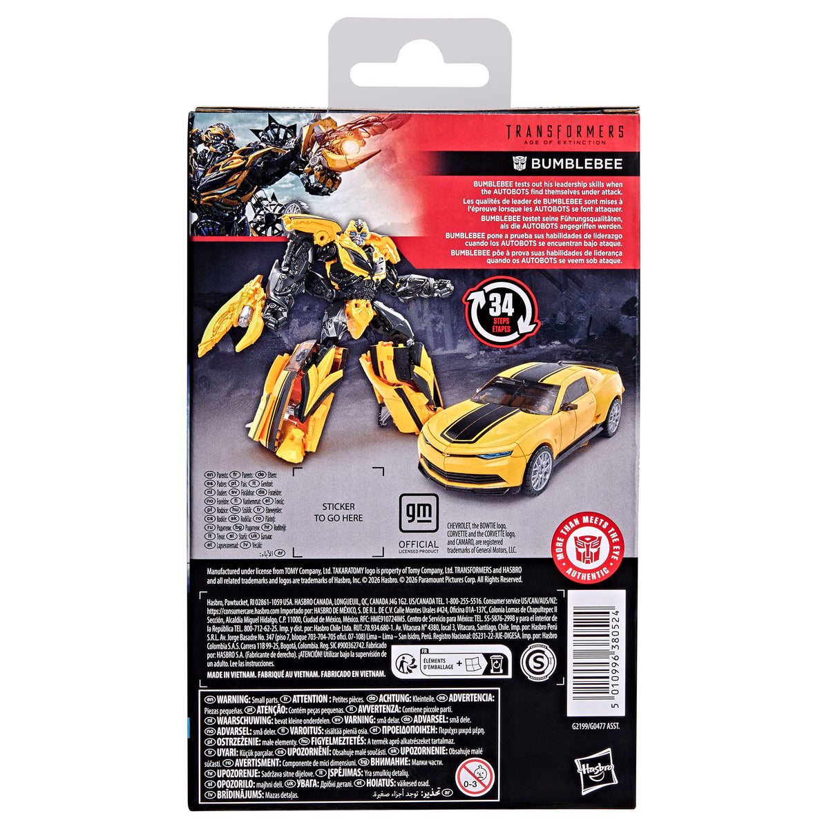 Bumblebee Deluxe Class 11,4cm Studio Series Age Of Extinction