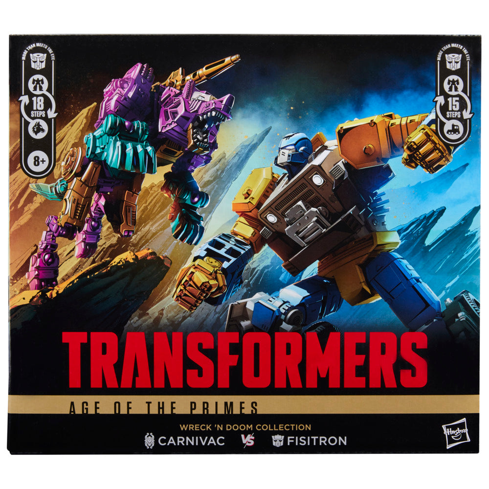 Fisitron & Carnivac Clasa Deluxe 14cm Age Of The Primes Colecția Wreck ‘n Doom