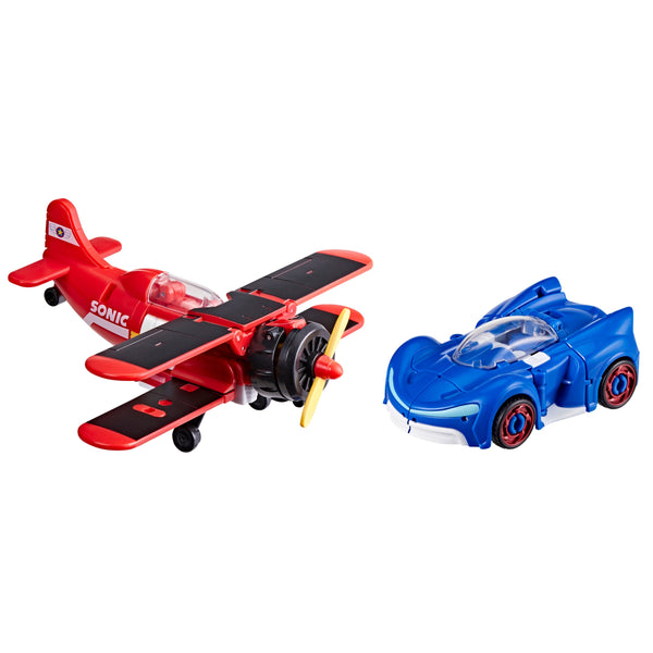 Blue Booster & Wingtail Transformers x Sonic the Hedgehog Collaborative Pack 12,7cm