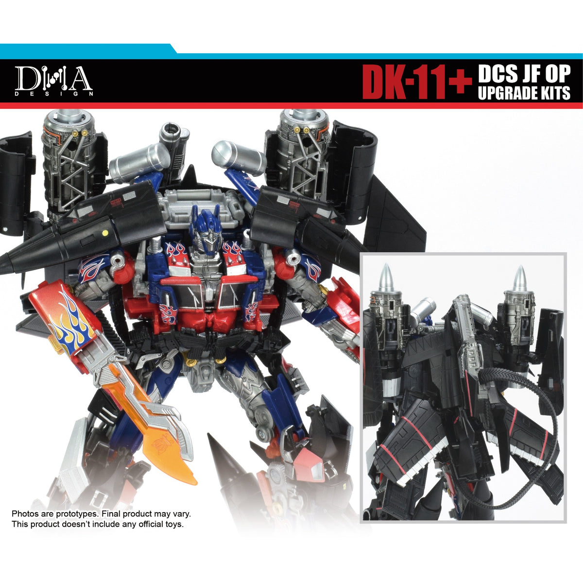 DK-11+ Jetwing Optimus Dramatic Capture Series Optimus & Jetfire Upgrade Kits