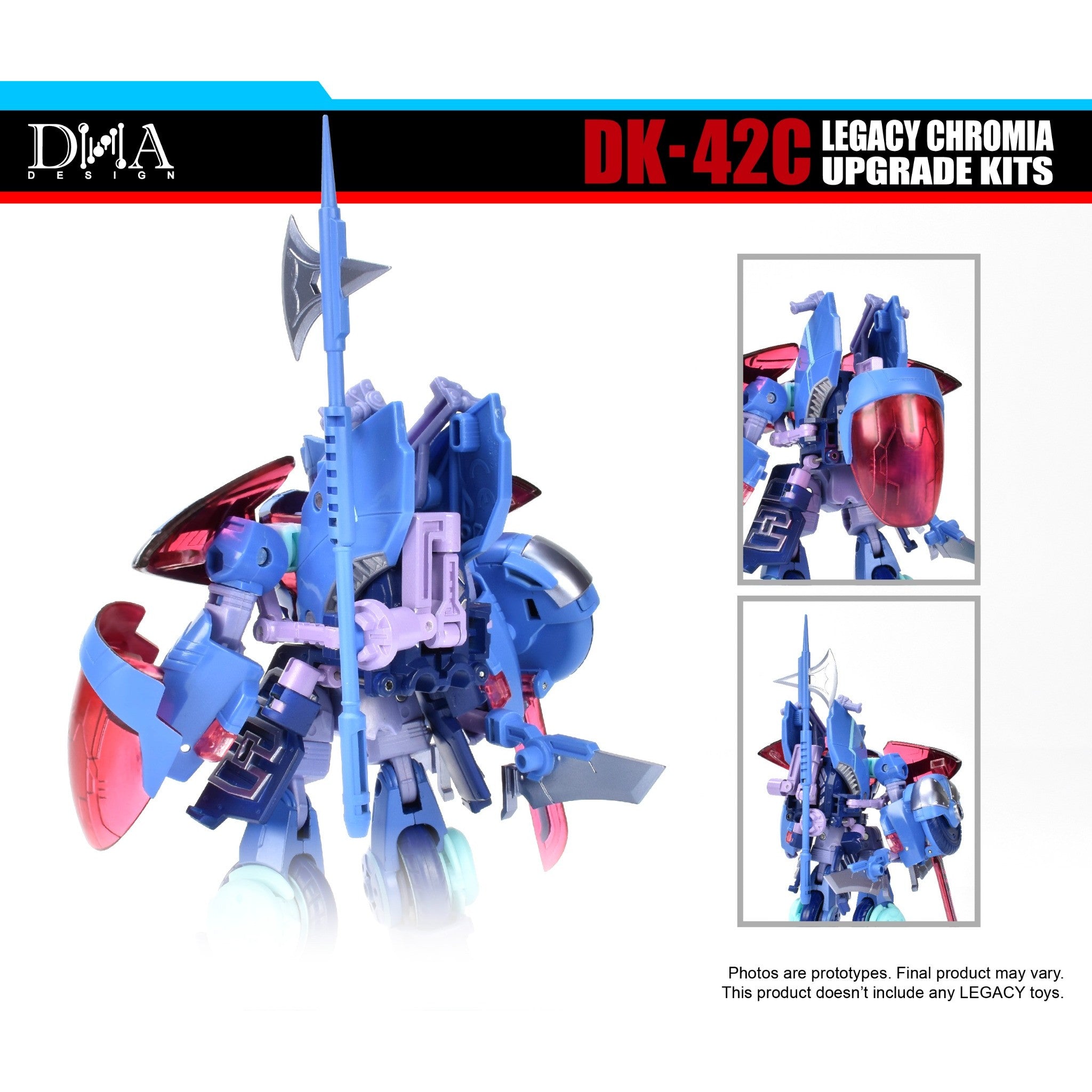 Armored Chromia Legacy United + DK-42C Upgrade-Kits – TRANSFORVERSE.EU