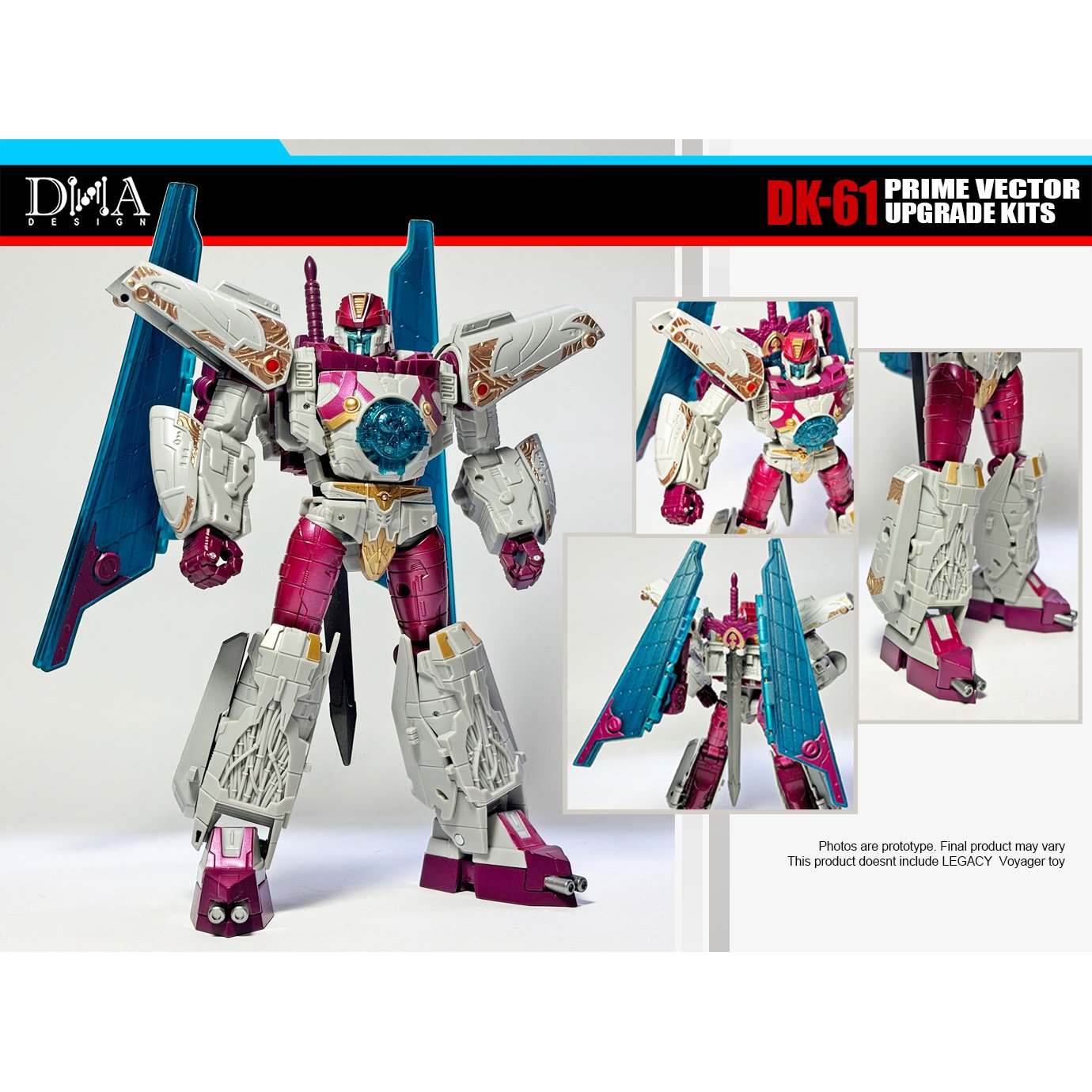 DK-61 For Vector Prime Legacy United Upgrade-Kits – TRANSFORVERSE.EU