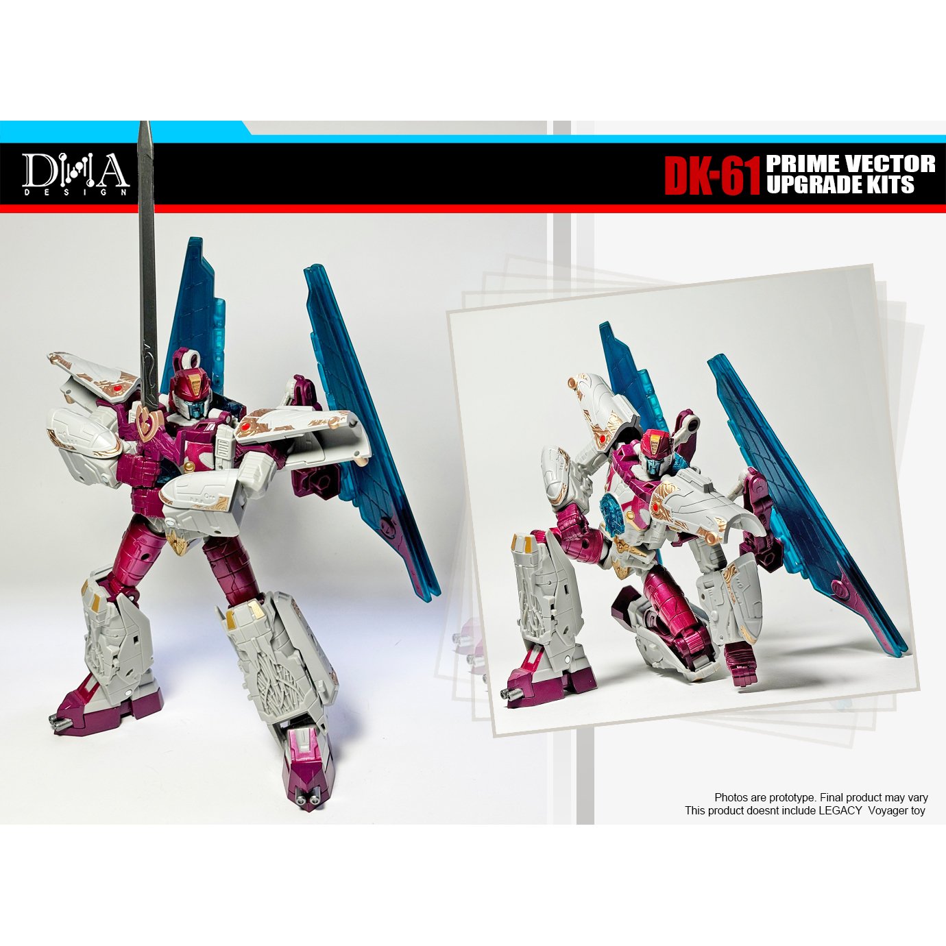 DK-61 For Vector Prime Legacy United Upgrade-Kits – TRANSFORVERSE.EU