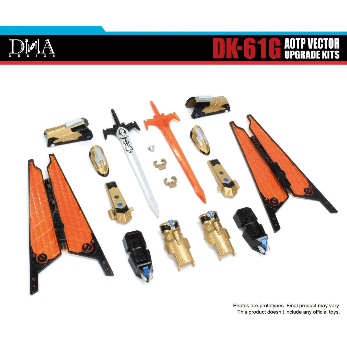 DK-61G Vector Prime Age of the Primes Upgrade Kits