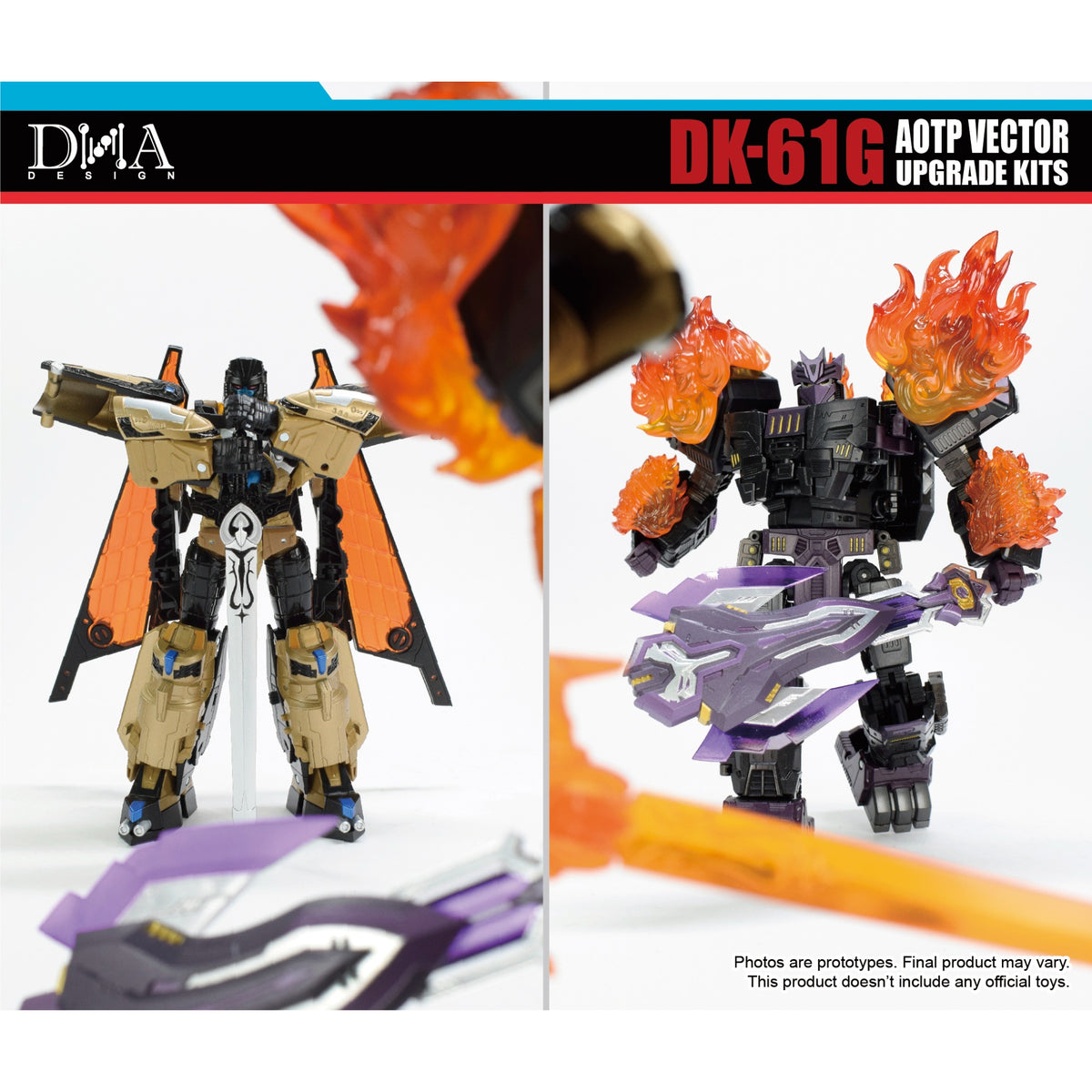 DK-61G Vector Prime Age of the Primes Upgrade Kits