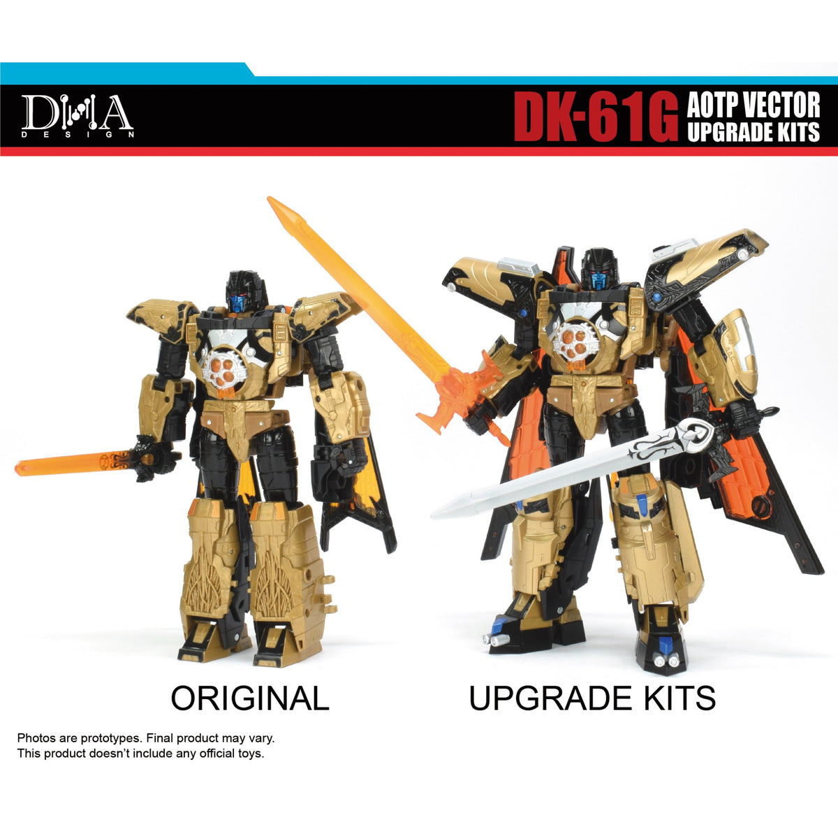 DK-61G Vector Prime Age of the Primes Upgrade Kits