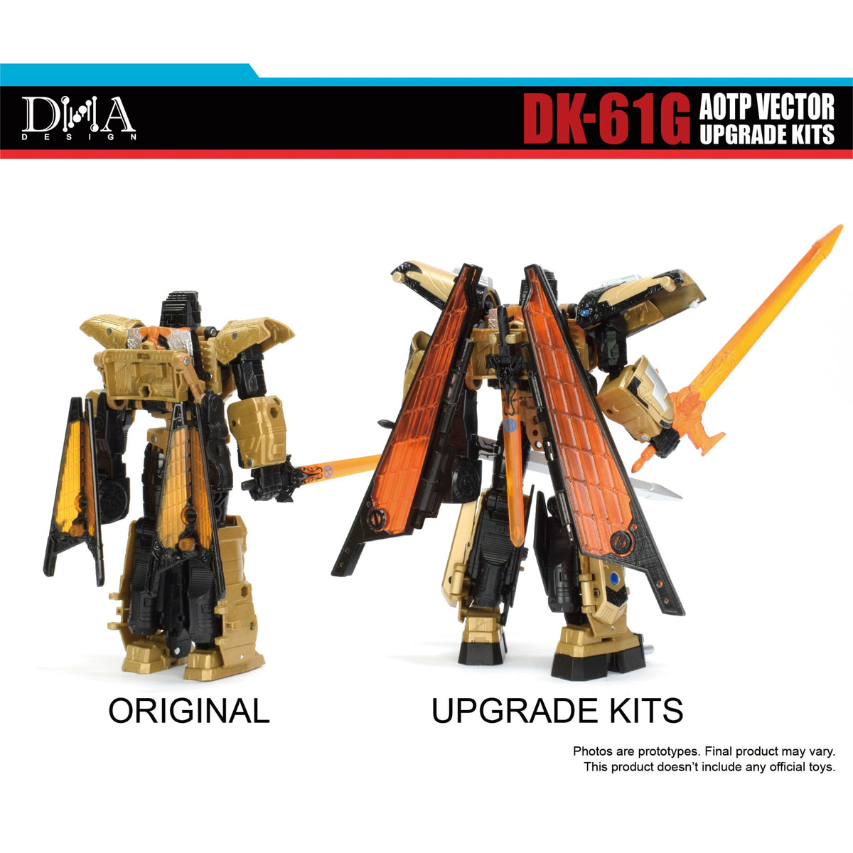 DK-61G Vector Prime Age of the Primes Upgrade Kits