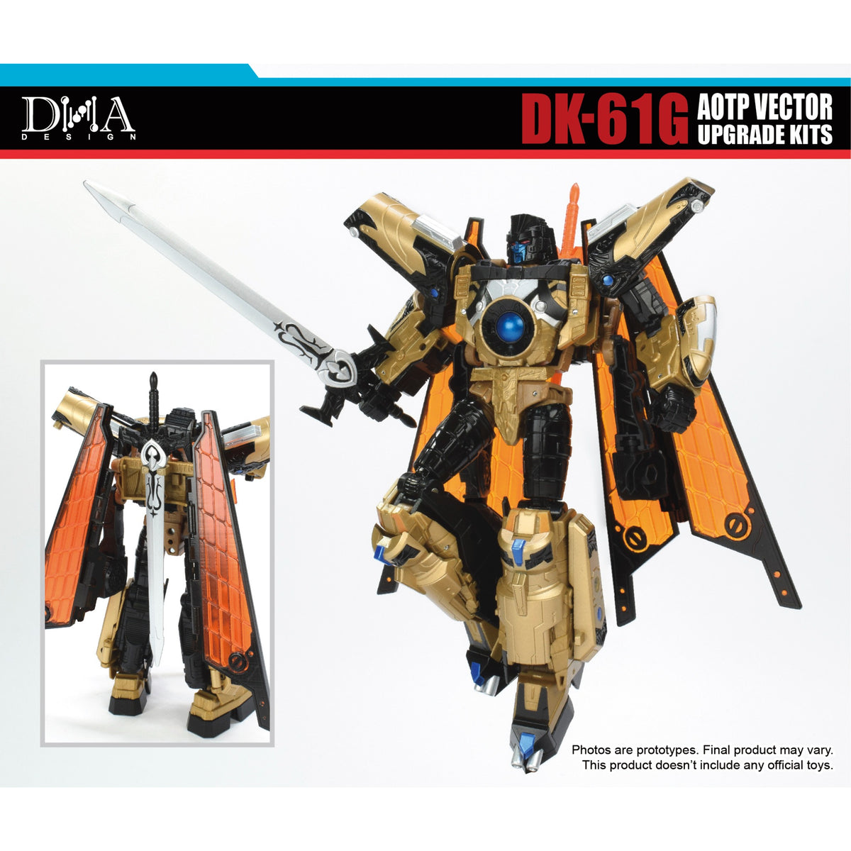 DK-61G Vector Prime Age of the Primes Upgrade Kits