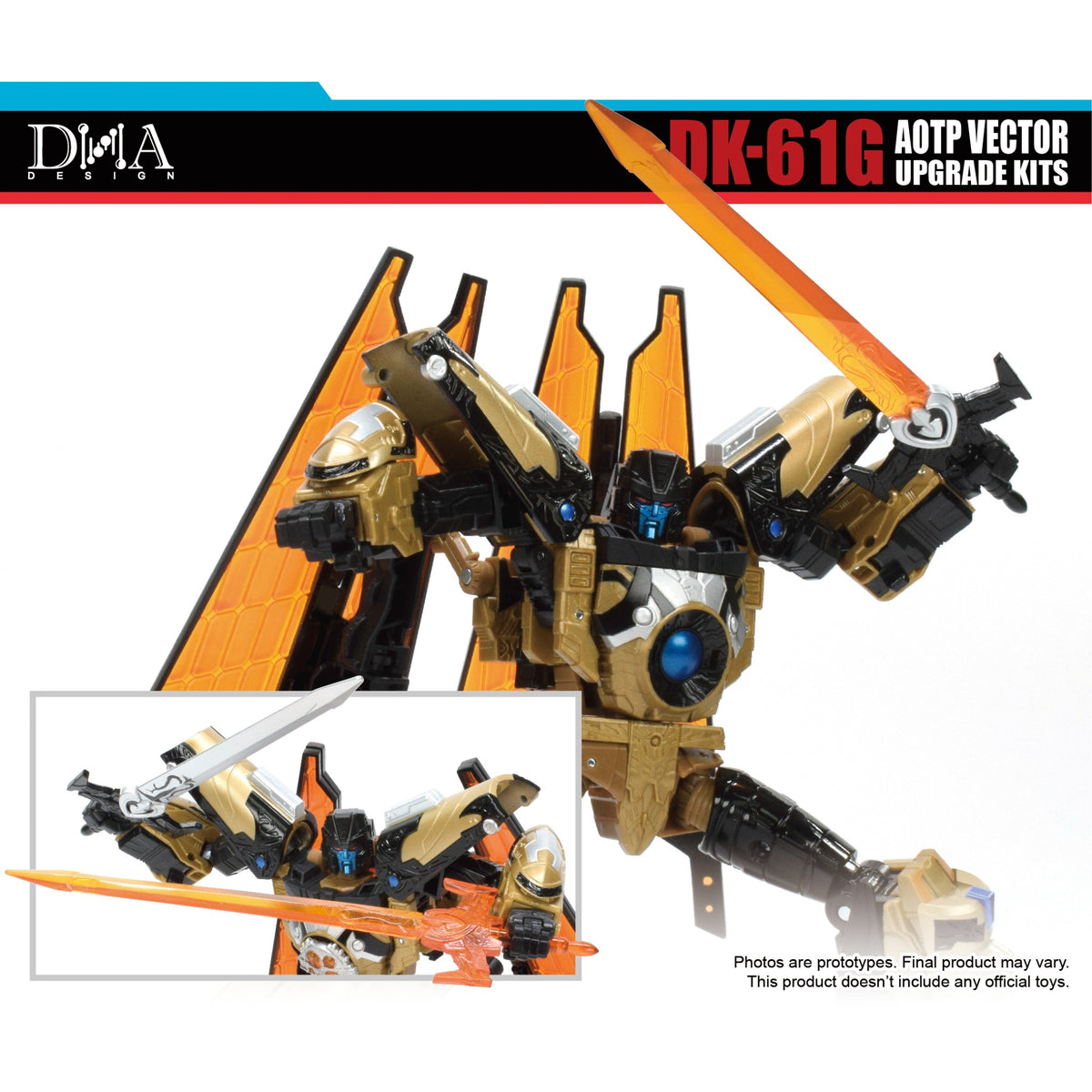 DK-61G Vector Prime Age of the Primes Upgrade Kits