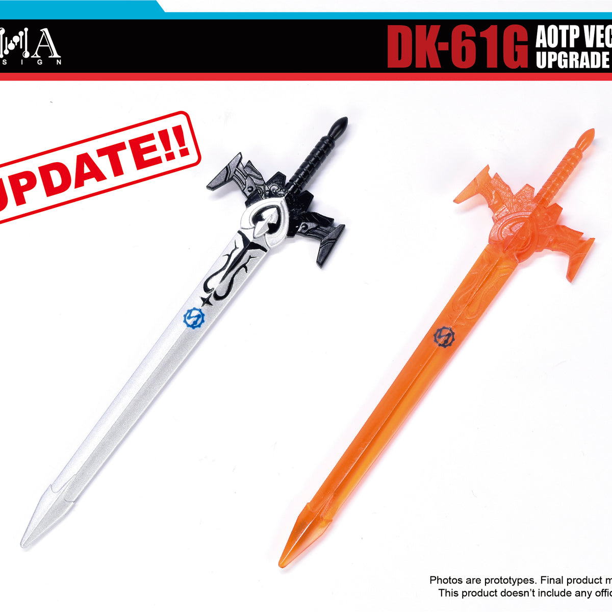 DK-61G Vector Prime Age of the Primes Upgrade Kits