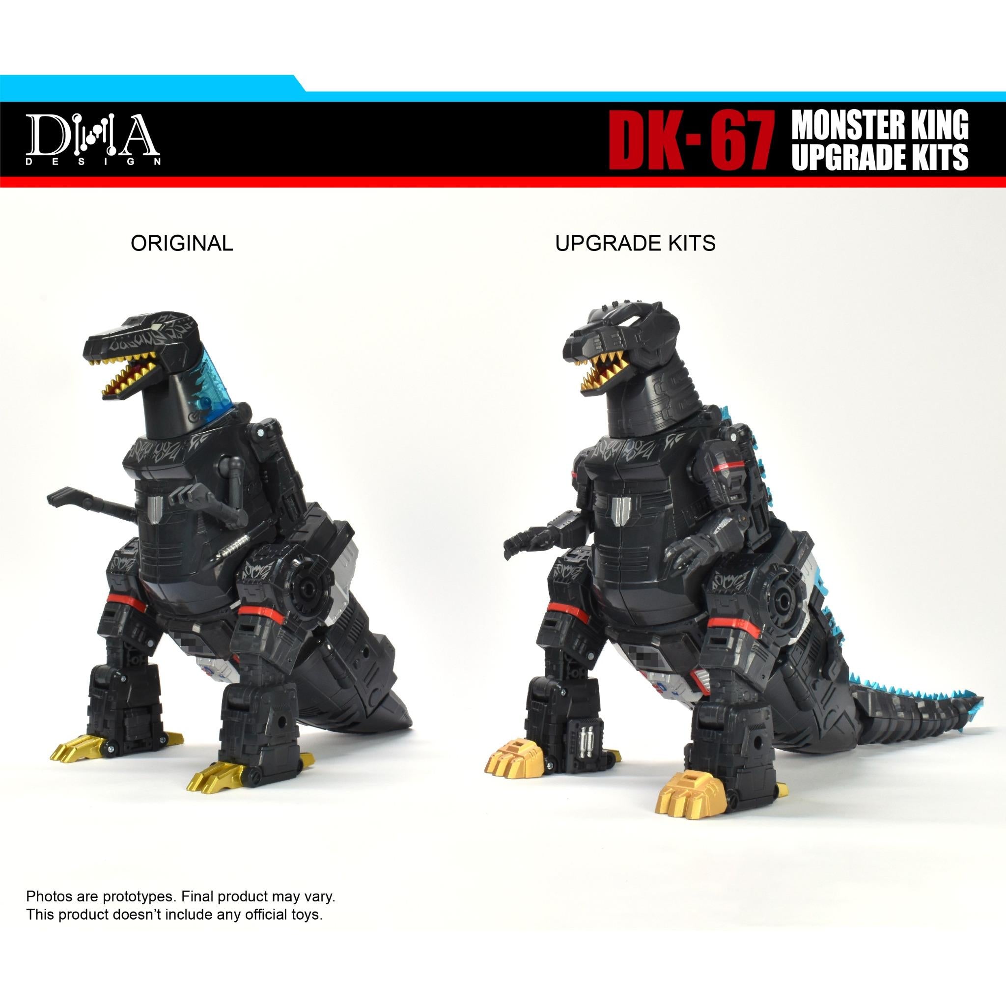 DK-67 For Megatron Type Godzilla Synergex Upgrade-Kit