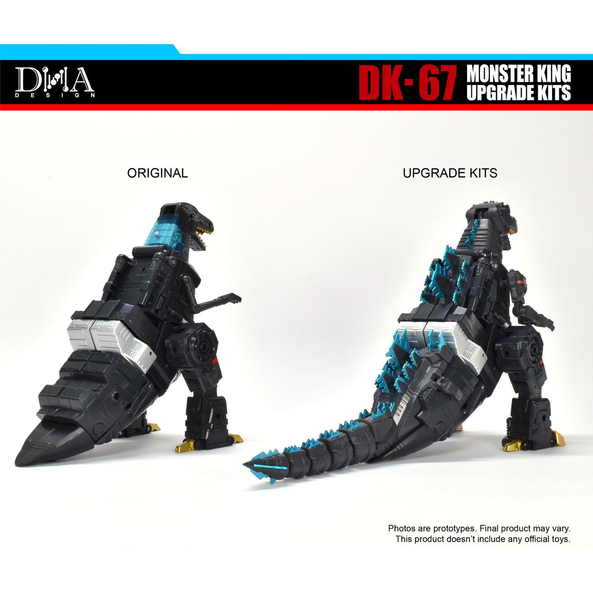 Transformers Collaborative Godzilla DK-67 For Megatron Type Godzilla Synergex Upgrade-Kit – TRANSFORVERSE.EU