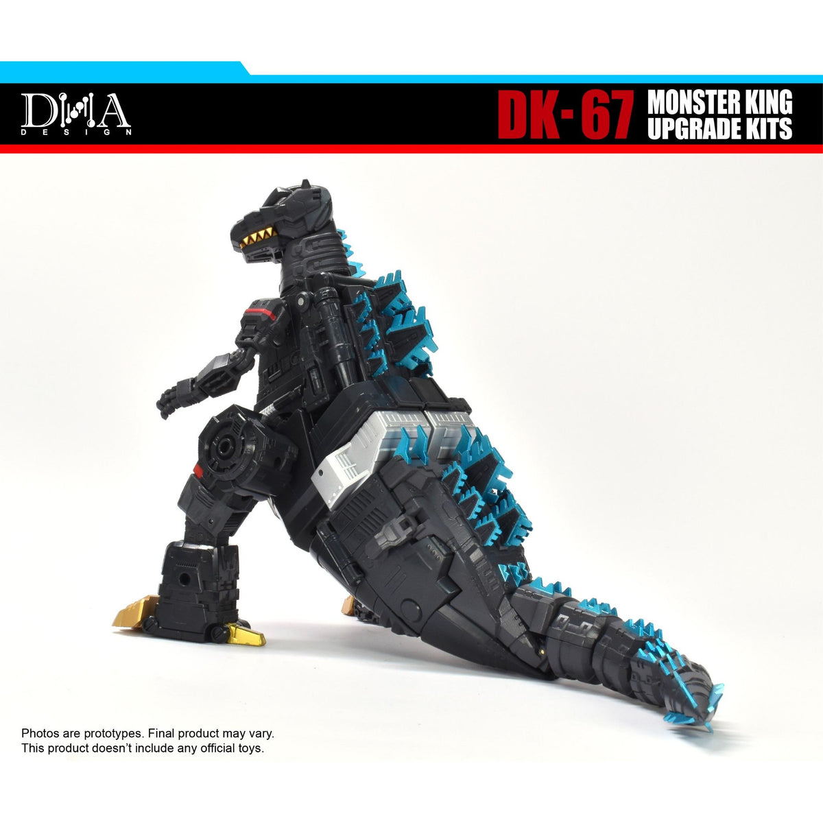 Transformers Collaborative Godzilla DK-67 For Megatron Type Godzilla Synergex Upgrade-Kit – TRANSFORVERSE.EU