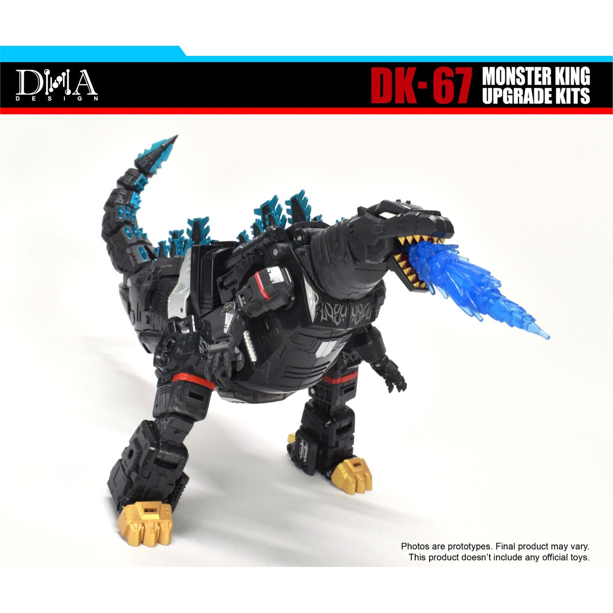 Transformers Collaborative Godzilla DK-67 For Megatron Type Godzilla Synergex Upgrade-Kit – TRANSFORVERSE.EU