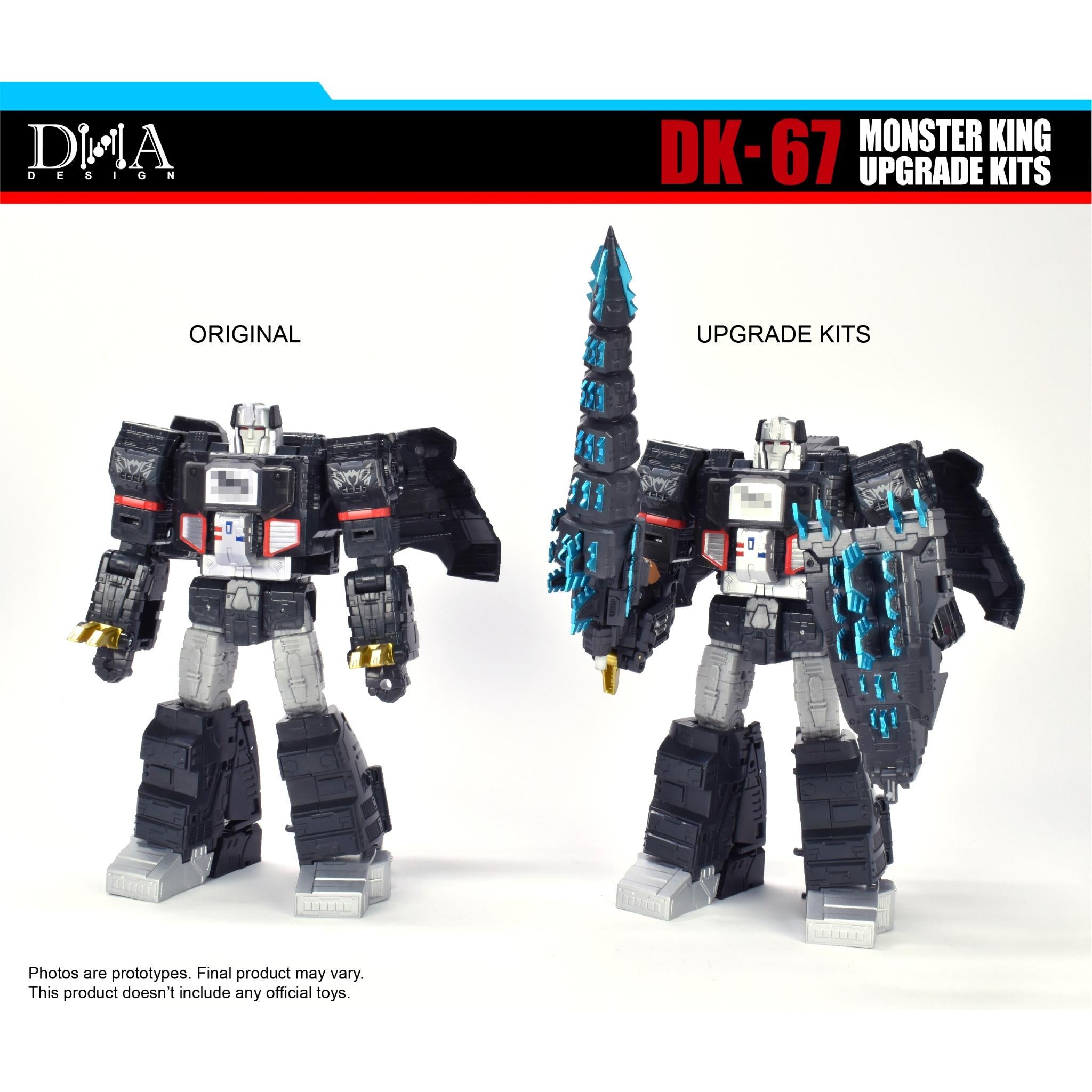 DK-67 Para Megatron Tipo Godzilla Synergex Kit de Atualização
