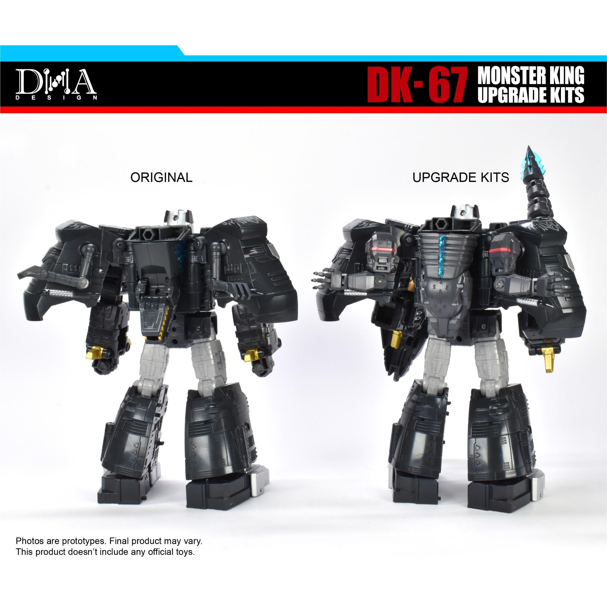 DK-67 For Megatron Type Godzilla Synergex Upgrade-Kit
