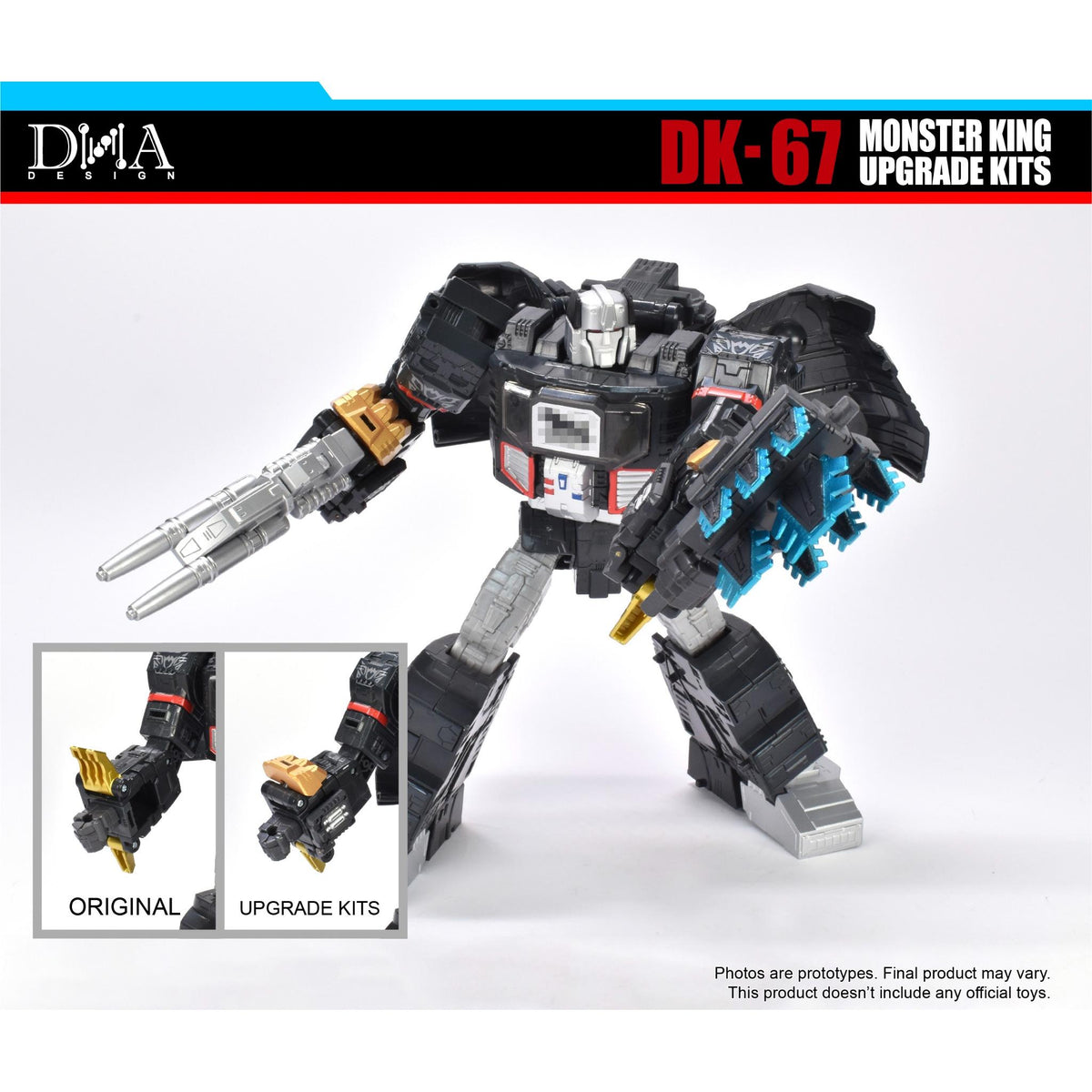 Transformers Collaborative Godzilla DK-67 For Megatron Type Godzilla Synergex Upgrade-Kit – TRANSFORVERSE.EU